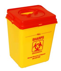 Sharps Biohazard Container - 1 L