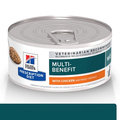 Hill s Prescription Diet w d Multi Benefit Digestive Weight Glucose Urinary Management with Chicken Canned Cat Food Wet 156 g 24 pack www.pawsco