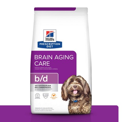 Hill s Prescription Diet b d Brain Aging Care Chicken Flavor Dry Dog Food Dry 8 kg bag www.pawsco