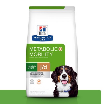 Hill s Prescription Diet Metabolic Mobility Weight Joint Care Chicken Flavor Dry Dog Food 3.9 kg bag Dry www.pawsco