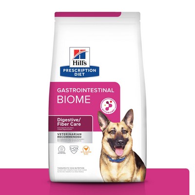 Hill s Prescription Diet Gastrointestinal Biome Digestive Fiber Care with Chicken Dry Dog food Dry 12.4 kg bag www.pawsco