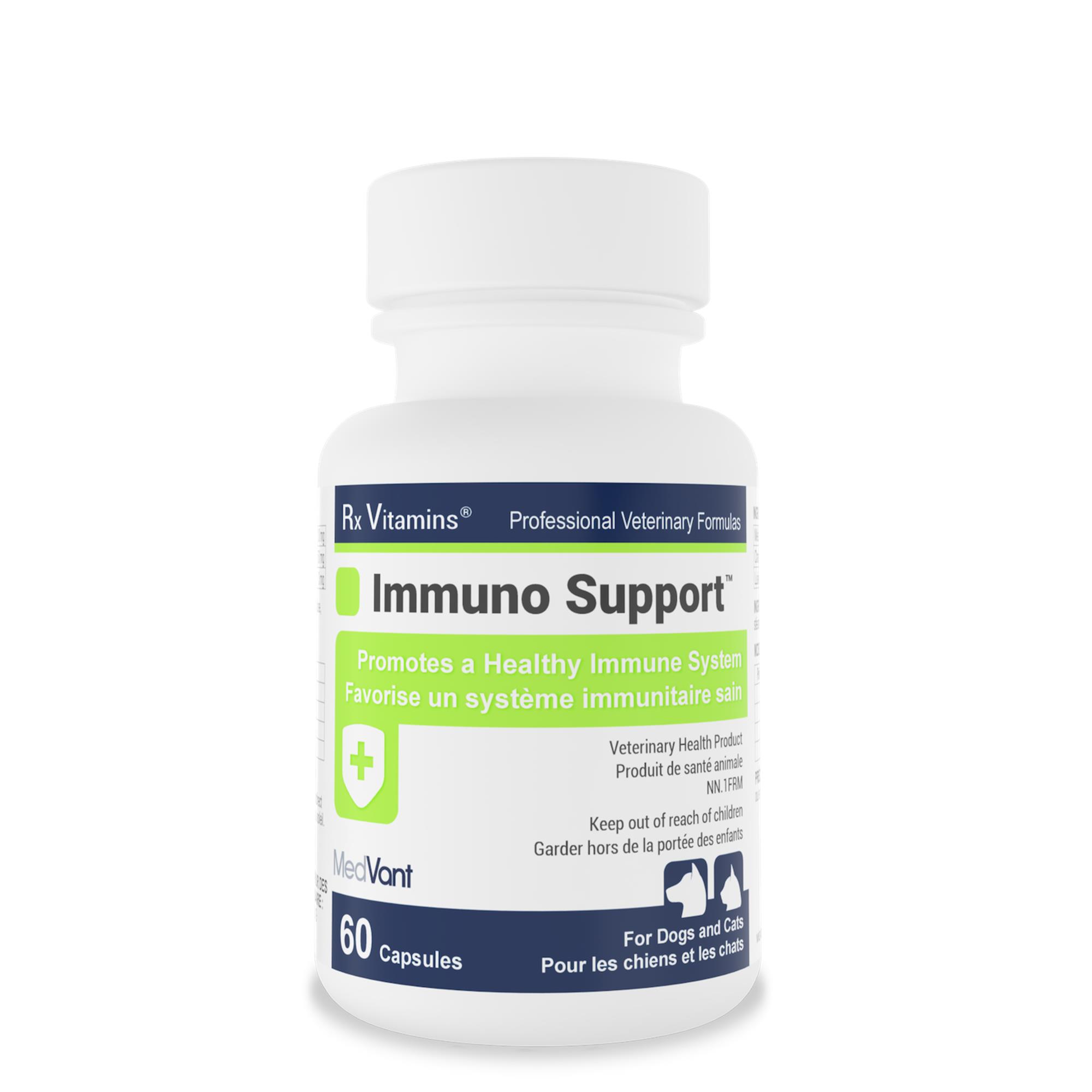 Rx Vitamins Immuno Support Capsules - 60 Caps - www.pawsco.ca